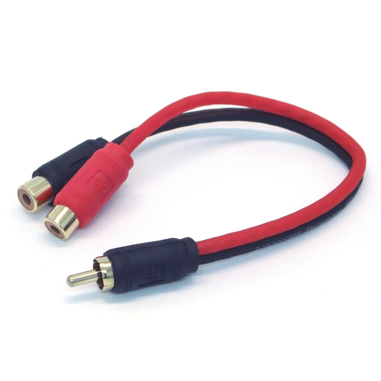 Cable RCA Triple Blindaje DB Link MEY2F Fusible Eléctrico 2 Hembra 1 Macho 100% Cobre Libre de Oxígeno Maxkore Series