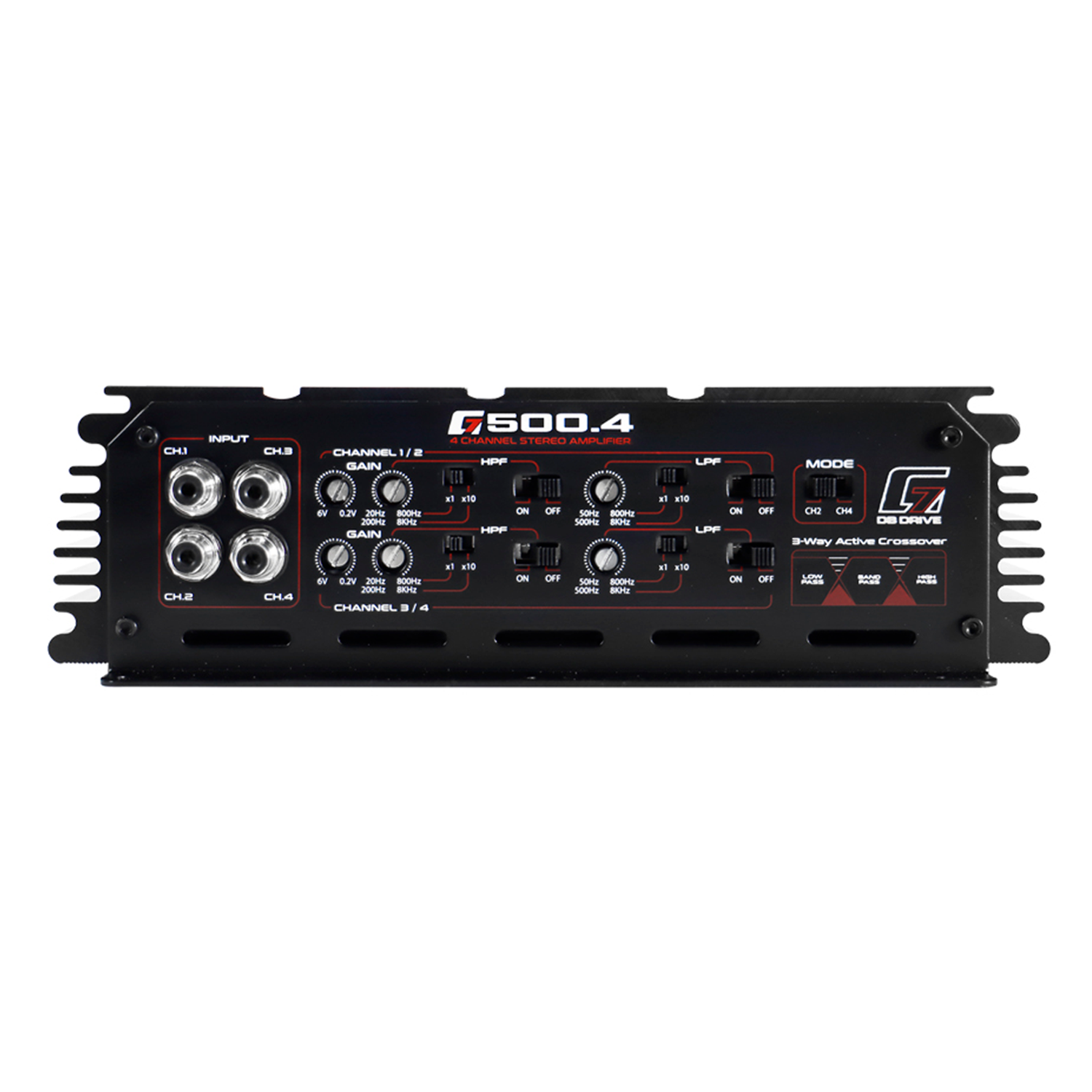 Amplificador 4 Canales DB Drive G7 500.4 500 Watts Clase D