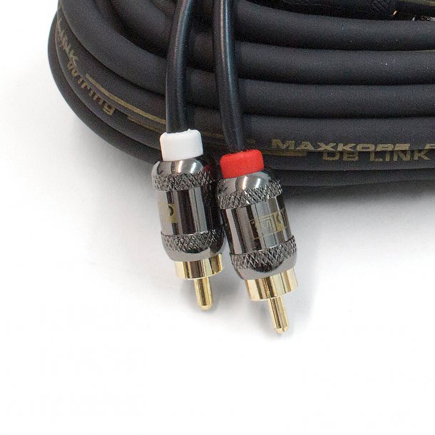 Cable RCA Blindaje Cuádruple DB Link MG1.5 1.5 pies 45.72 cm 100% Cobre Maxkore Series