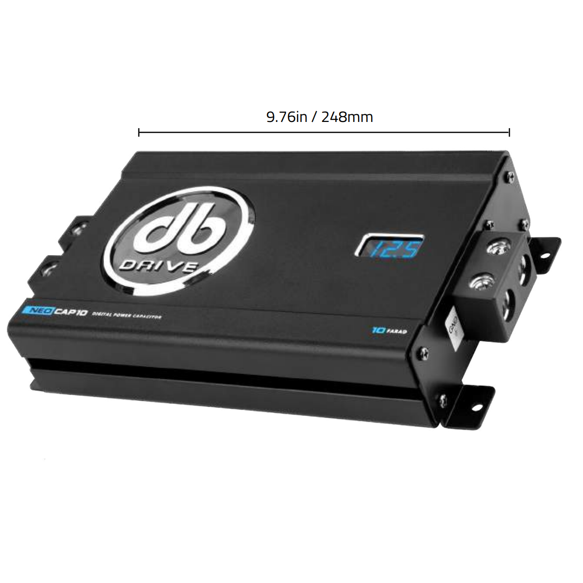 Capacitor Digital DB Drive NEOCAP10 10 Faradios 12-24 Volts Calibres 0 y 4