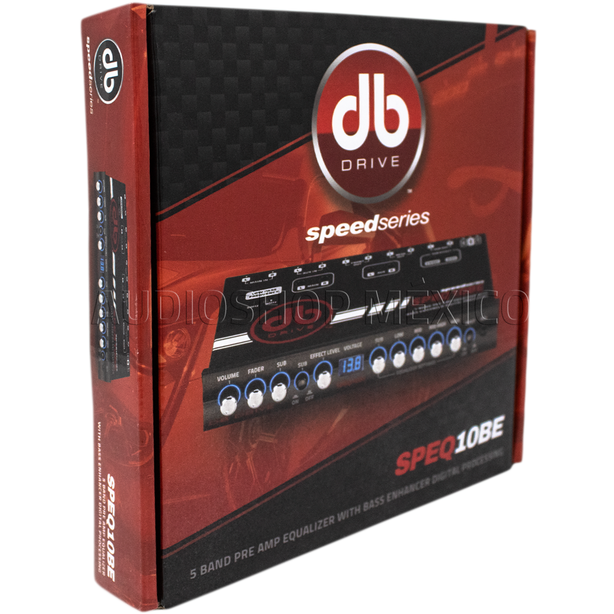 Ecualizador Con Restaurador de Bajos DB Drive SPEQ10BE 5 Bandas Speed Series