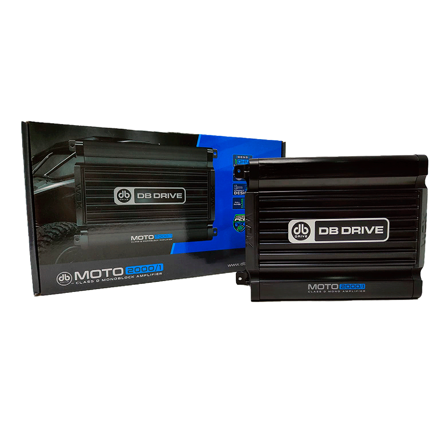 Amplificador Marino Monoblock DB Drive MOTO2000/1 Clase D