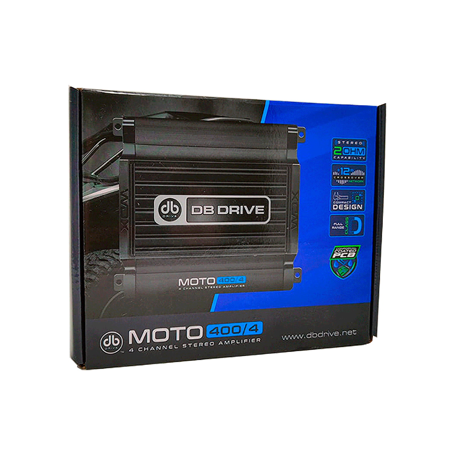 Amplificador Marino 4 Canales DB Drive MOTO400/4 Clase D