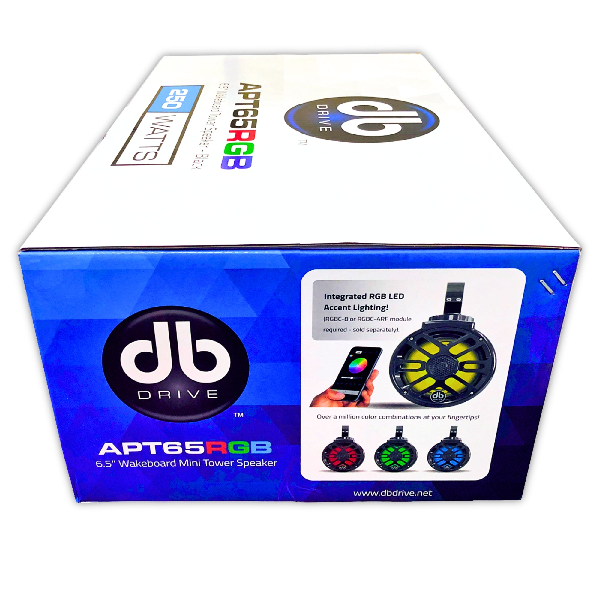 Bocinas Marinas DB Drive APT65RGB 250W 6.5 PLG