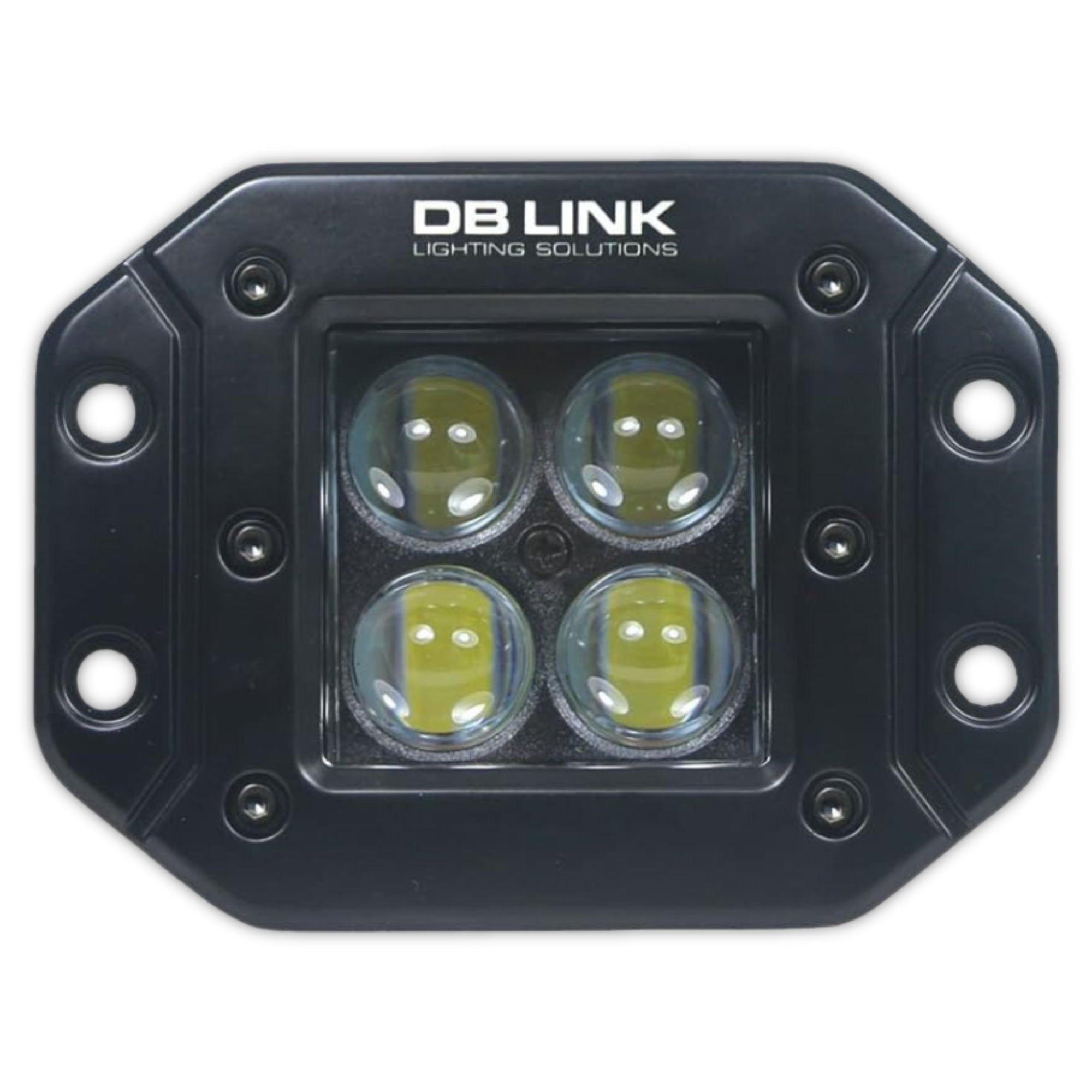 Luces de reversa con Función de luz de freno DB Link Lighting Solutions DBFM4K-BL RGB 4 Pulgadas - 10 cm Montaje empotrado