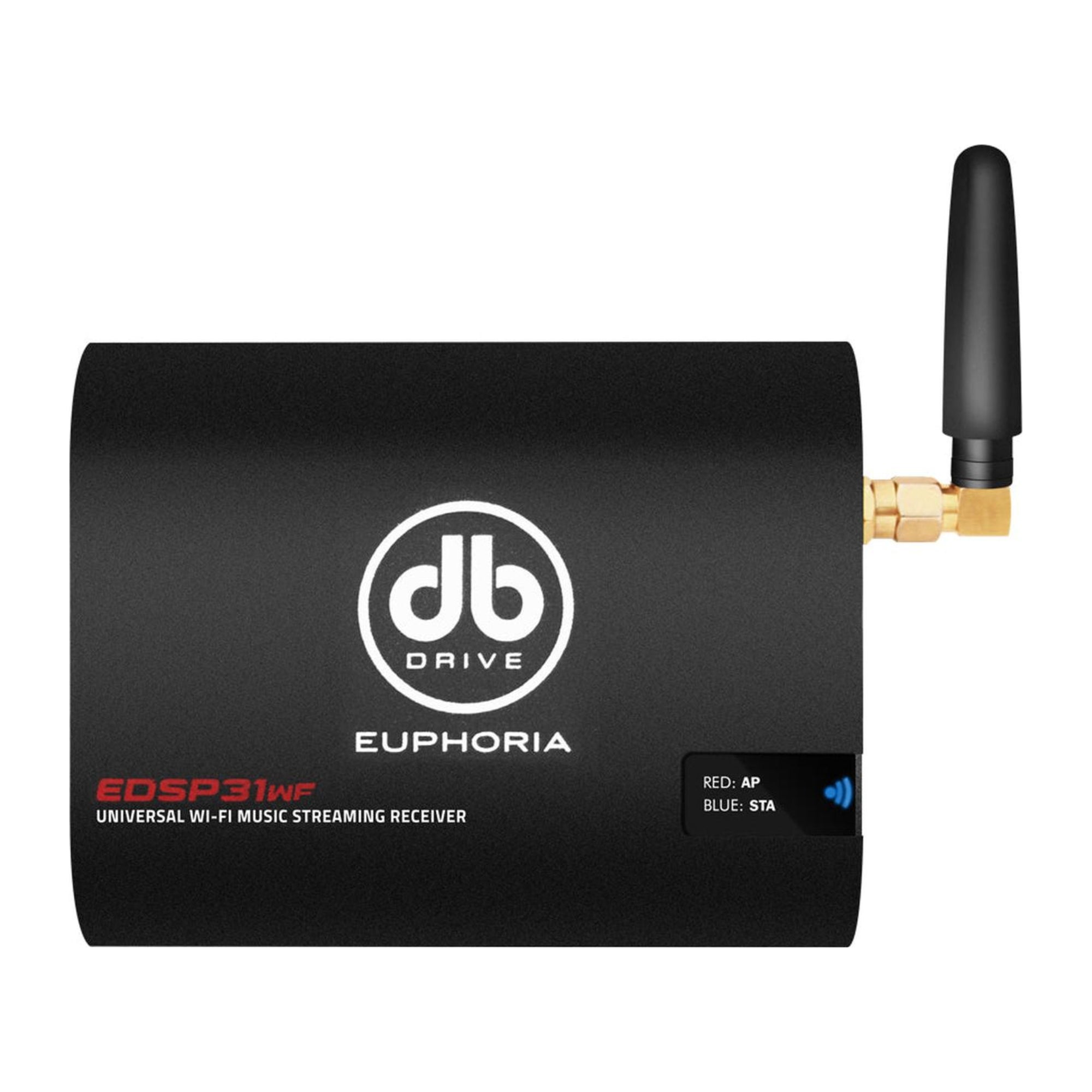 Receptor Universal Wi-Fi para Android & iOs Euphoria EDSP31WF 12 Volts 31 Bandas Salidas RCA