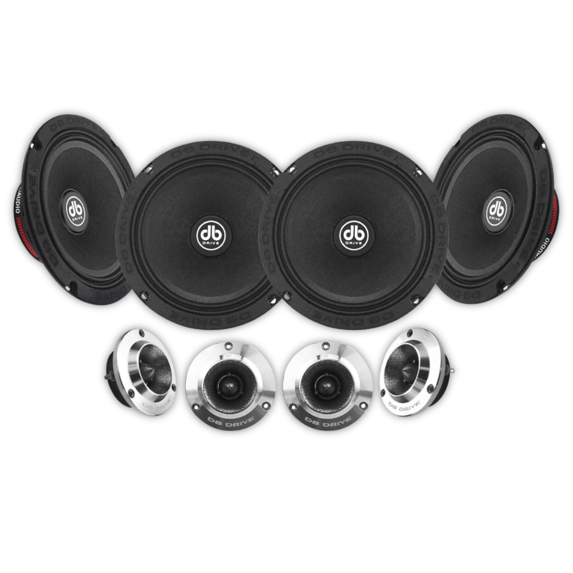 Set de Medios Rangos Open Show DB Drive PRO6K4MT 500W 6.5 PLG