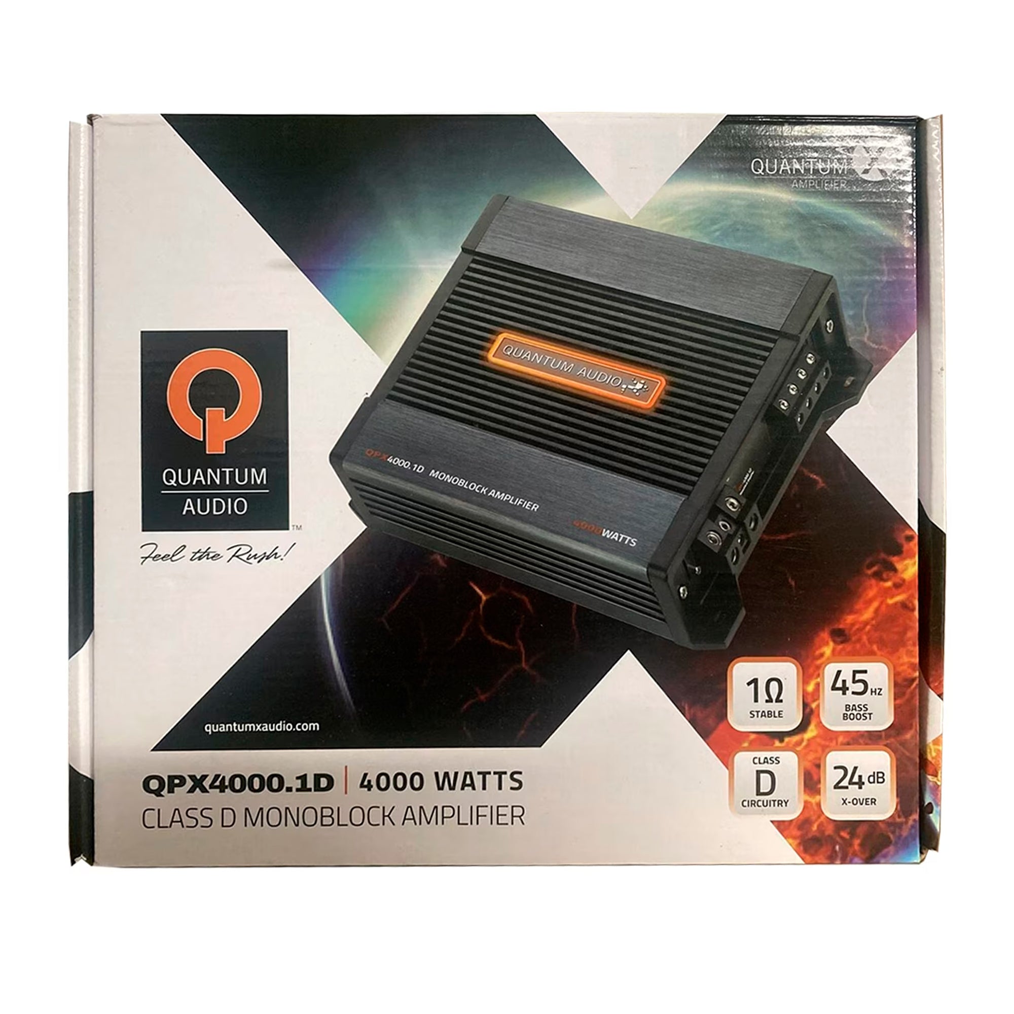 Amplificador Monoblock Quantum QPX4000.1D 4000 Watts Clase D 1 Ohm QPX Series