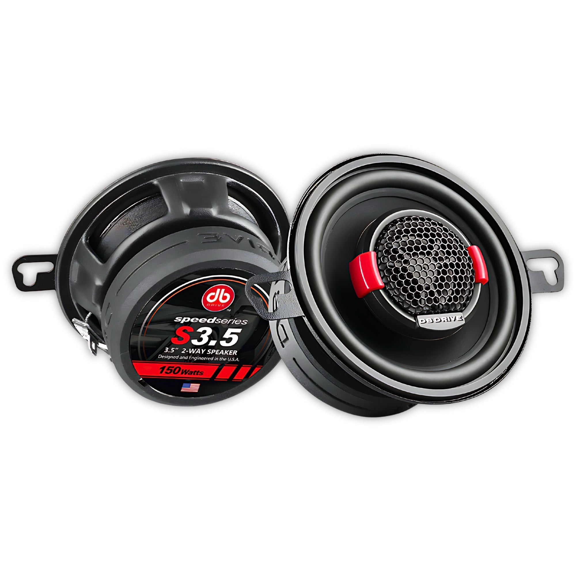 Bocinas Coaxiales DB Drive S3.5 150 Watts 3.5 Pulgadas Speed Series