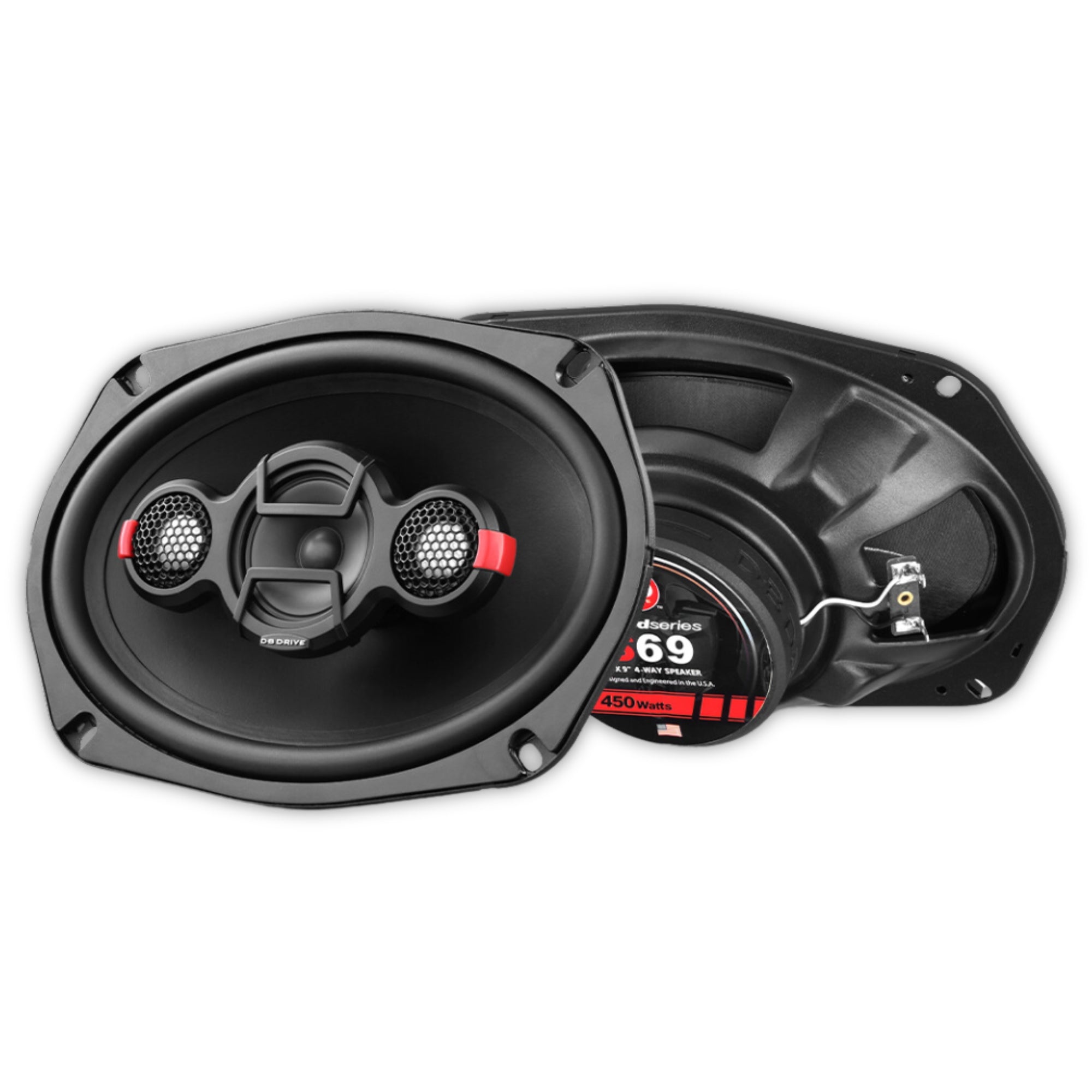 Bocinas Coaxiales DB Drive S69 450 Watts 6x9 Pulgadas 4 Ohms