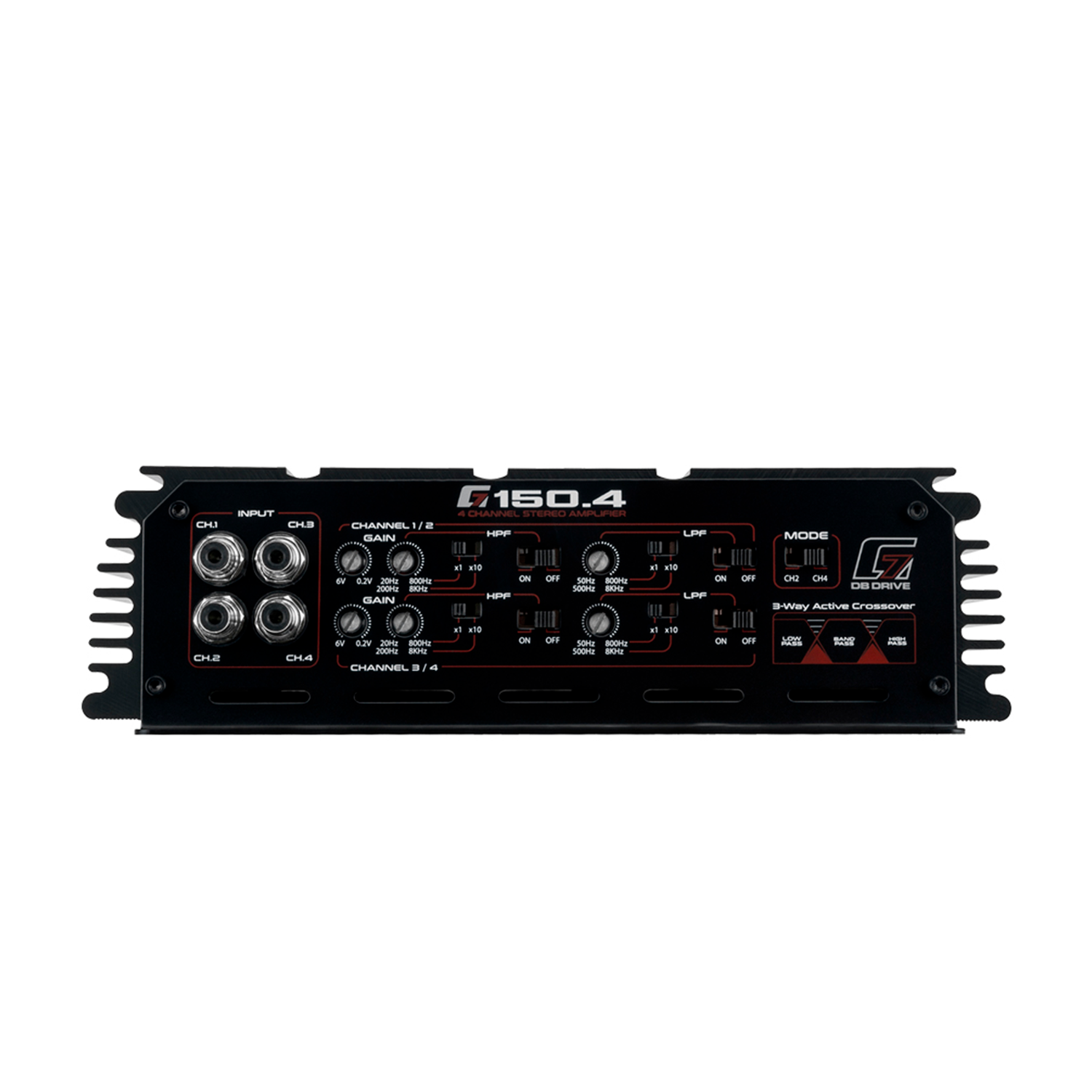 Amplificador 4 Canales DB Drive G7 150.4 150 Watts Clase D