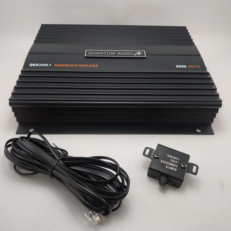 Amplificador Monoblock Quantum Audio QEA2500.1 2500 Watts Clase D 1 Ohm QEA Series