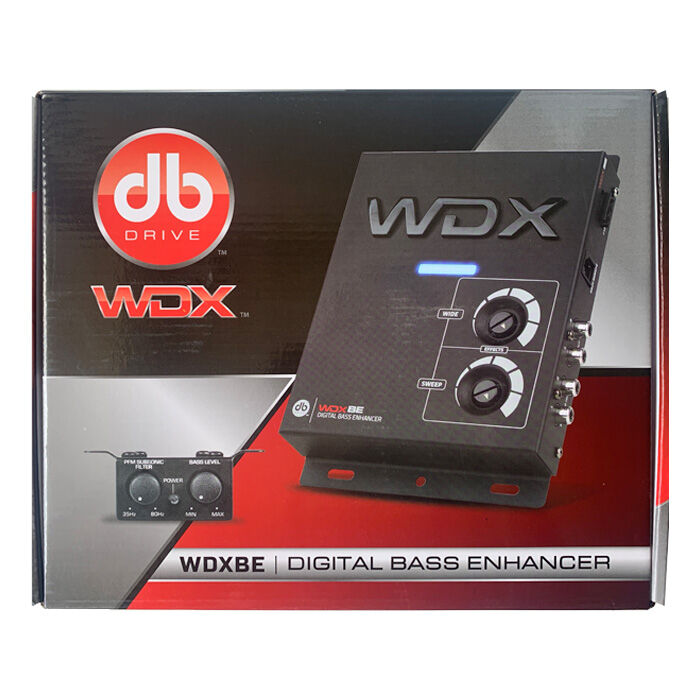 Restaurador de Bajos Digital DB Drive WDXBE con control de bajos Entradas RCA