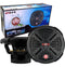 Bocinas Coaxiales Marinas DB Drive APS8.0-B 350 Watts 8 Pulgadas 4 Ohms Color Negro Lanchas Botes