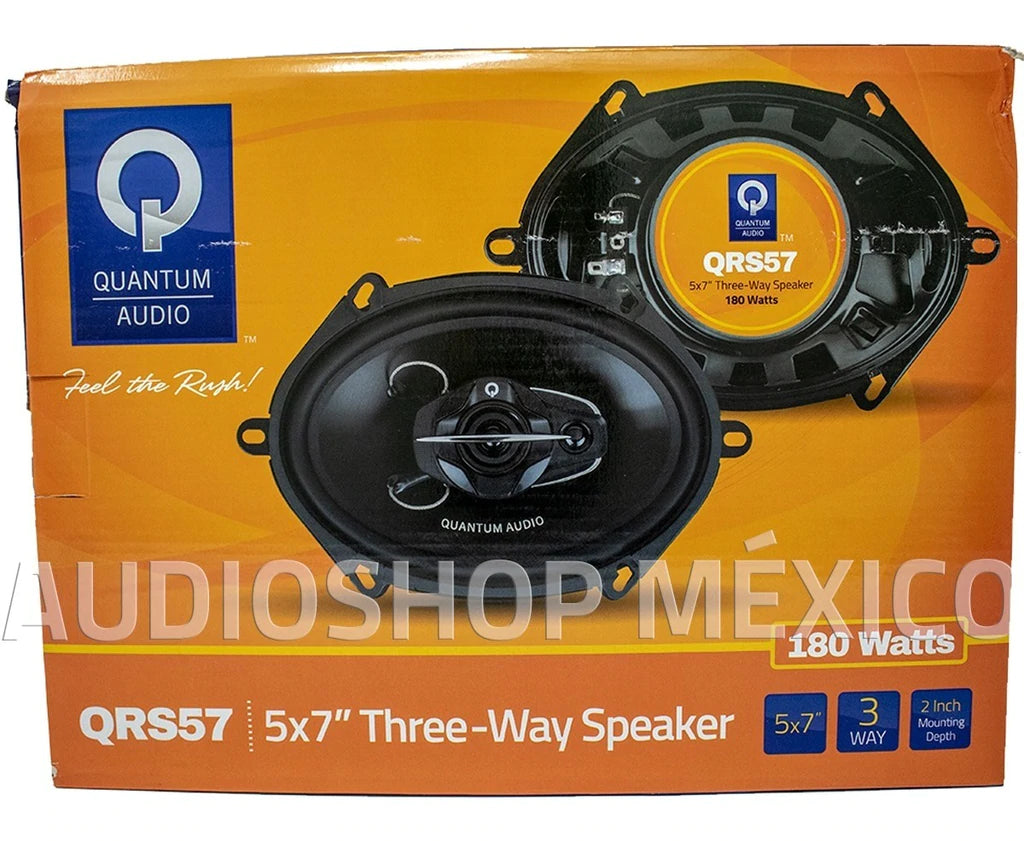 Bocinas Quantum Audio QRS57 180 Watts 5x7 Pulgadas 6x8 Pulgadas 4 Ohms 3 Vías QRS Series