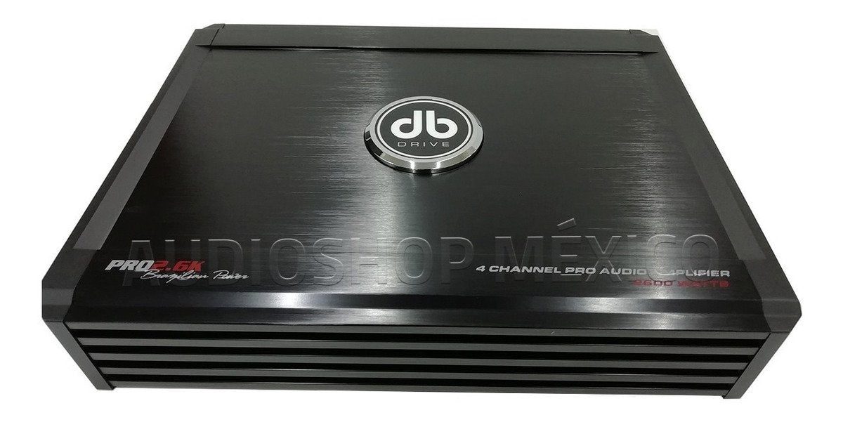 Amplificador Full-Range 4 Canales DB Drive PRO2.6K 2600 Watts Clase AB 2 Ohms Open Show SPL
