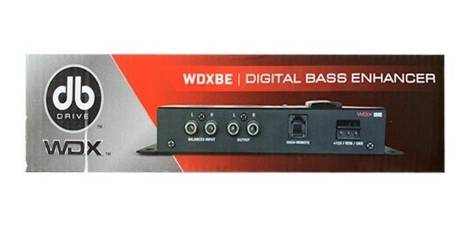 Restaurador de Bajos Digital DB Drive WDXBE con control de bajos Entradas RCA