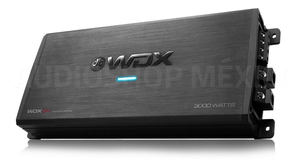 Amplificador Monoblock DB Drive WDX 3KG2 3000 Watts Clase D 1 Ohm WDX Series
