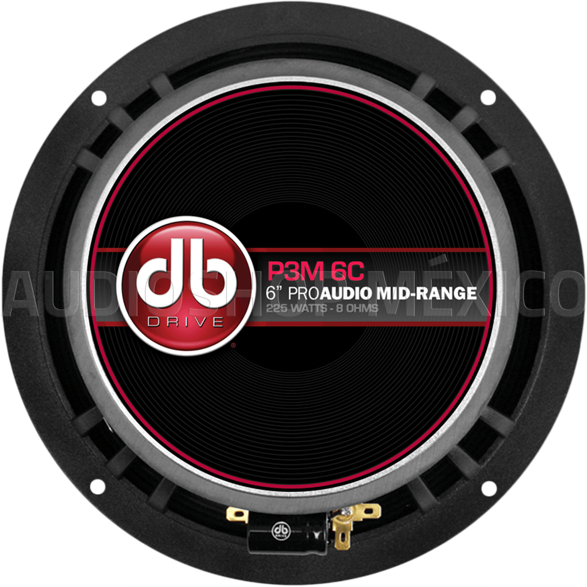 Medio Rango DB Drive P3M 6C 225 Watts 6.5 Pulgadas 8 Ohms PRO Audio Series (Venta individual)