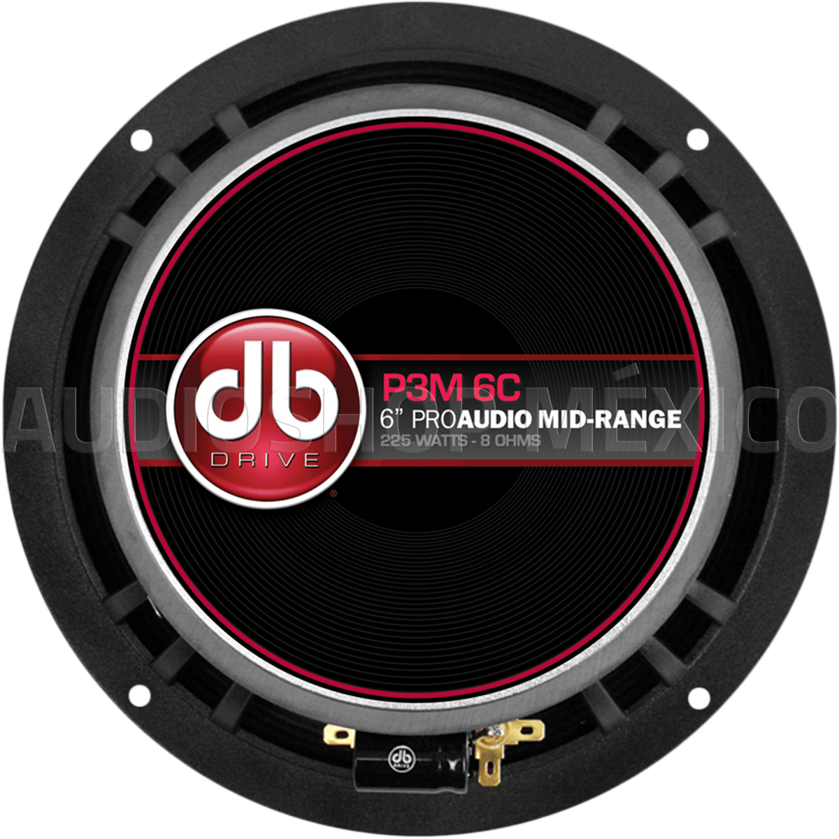 Medios Rangos DB Drive P3M 6C 450 Watts 6.5 Pulgadas 8 Ohms PRO Audio Series (Venta por par)