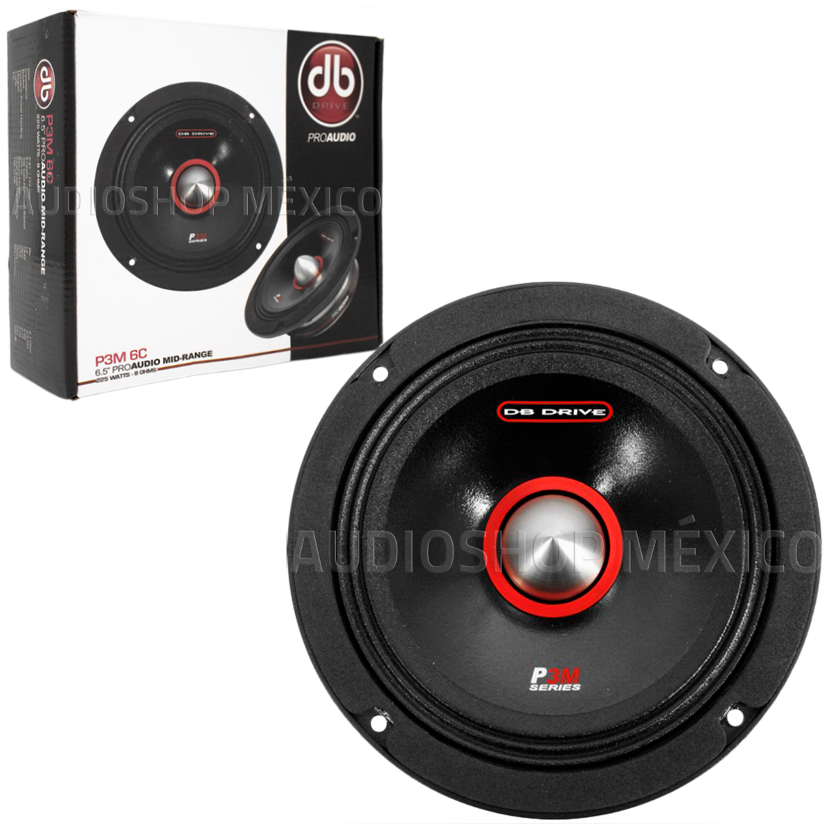 Medio Rango DB Drive P3M 6C 225 Watts 6.5 Pulgadas 8 Ohms PRO Audio Series (Venta individual)
