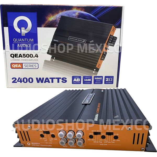 Amplificador 4 Canales 2400 Watts Audiolabs - NCAMINO