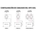 Subwoofer de Competencia DB Drive SPX12D4 900 Watts 12 Pulgadas 4 Ohms DVC Speed Series