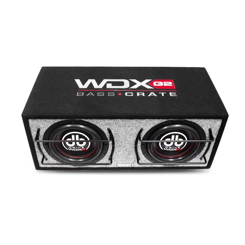 Cajón con 2 Subwoofers WDX DB Drive WDX82BC 1500 Watts 8 Pulgadas 750