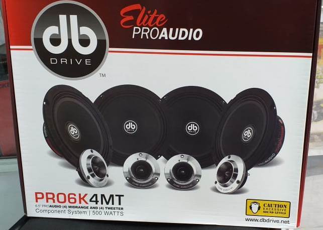 Set de Medios Rangos Open Show DB Drive PRO6K4MT 500 Watts 6.5 Pulgadas 4 Ohms Midrange Elite Pro Audio