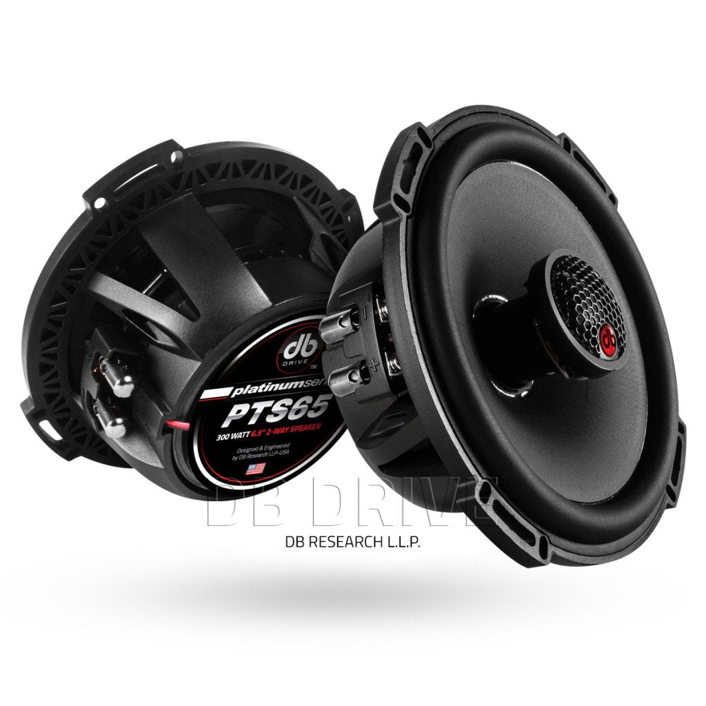 Bocinas DB Drive PTS65 300 Watts 6.5 Pulgadas 4 Ohms 100 Watts RMS 2 Vías Platinum Series